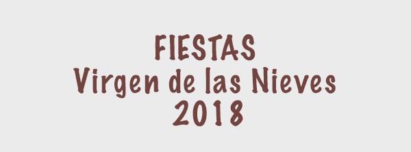 Cartel de Fiestas 2018